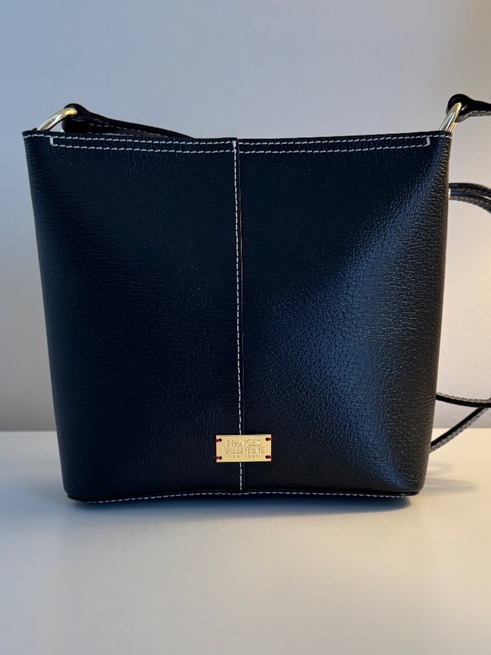 Frances Valentine Finn Boarskin Crossbody Bag Claasic Black: An Elegant  Bag L/N